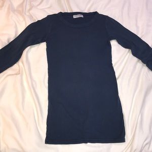 Michael Stars navy blue long sleeve